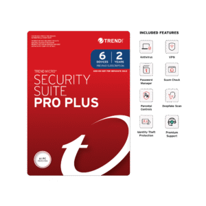 Trend Micro Security Suite 6 Devices 2 year Pro Plus