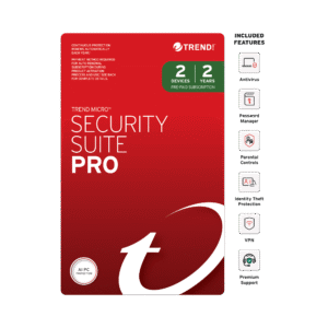 Trend Micro Security Suite Pro for 2 Devices 2 Year Subscription